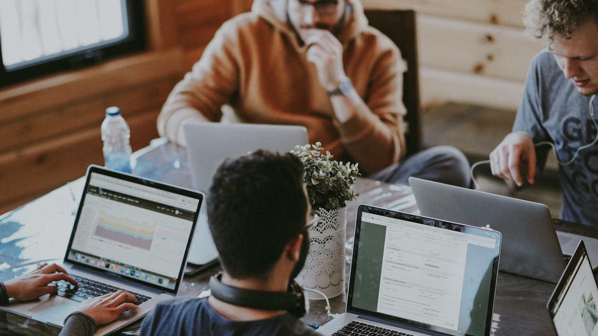 Diverse business team